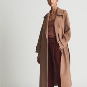 Reiss Camel Trench Coat
